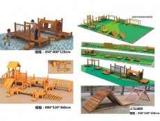 濟寧XS-TZ0001木質組合游樂設施